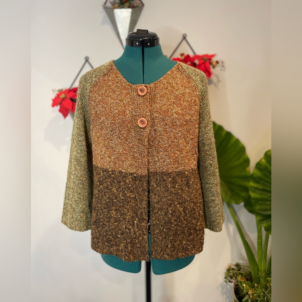 Christopher & Banks Multicolor Cardigan Sweater